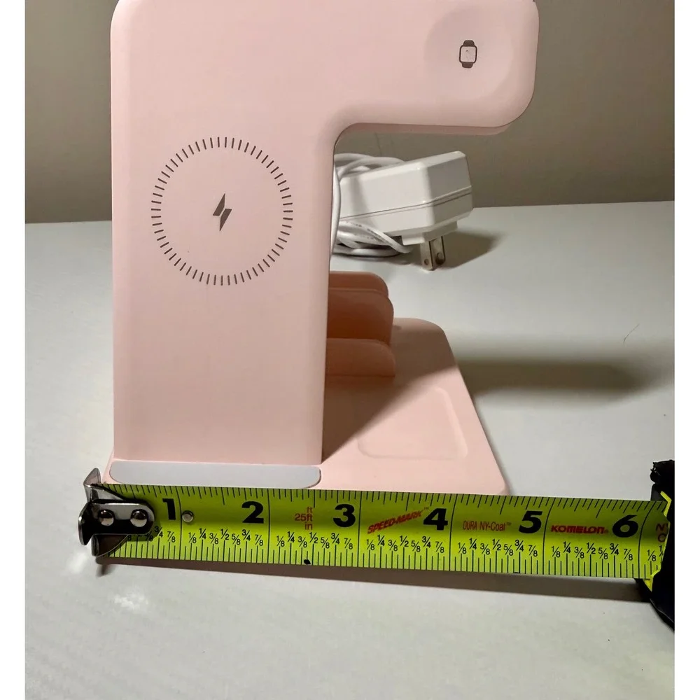 Generic G805 Wireless Charging Station Excellent Pink Multi-Device Dock 36W